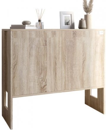 Комод-1 з 2 дверима LION Нобу 90х34х80 см Дуб Сонома (LION-042264) Комод-1 з 2 дверима LION Нобу 90х34х80 см Дуб Сонома (LION-042264)