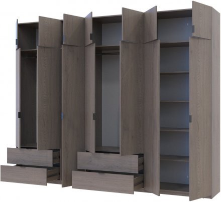 Комплект шаф для одягу Doros Лукас (2 шт.) 300х50х240 см Канноло (DRS-011855)