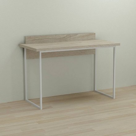 Письмовий стіл Ferrum-decor Скай 76x100x60 білий ДСП Дуб Сонома 32мм (FRD-101067) Письмовий стіл Ferrum-decor Скай 76x100x60 білий ДСП Дуб Сонома 32мм (FRD-101067)