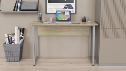 Письмовий стіл Ferrum-decor Коді 75x120x70 сірий ДСП Дуб Сонома 16мм (FRD-101692) Письмовий стіл Ferrum-decor Коді 75x120x70 сірий ДСП Дуб Сонома 16мм (FRD-101692)