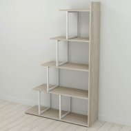 Етажерка Ferrum-decor Стелла 1600x1020x300 Білий метал ДСП Дуб Сонома (FRD-103469)