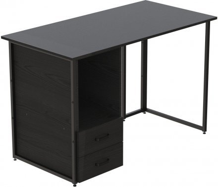 Комп'ютерний стіл Ferrum-decor Отто 75x120x70 чорний ДСП Сосна Кембра 16мм (FRD-103595)