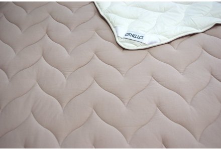 Ковдра Colora антиалергенна ліловий-крем 215х235 King size svt-2000022272919