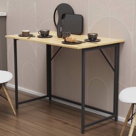 Стіл розкладний Моріс Ferrum-decor 750x1000x600 Чорний метал ДСП Дуб Артизан 16 мм (FRD-104674) Стіл розкладний Моріс Ferrum-decor 750x1000x600 Чорний метал ДСП Дуб Артизан 16 мм (FRD-104674)
