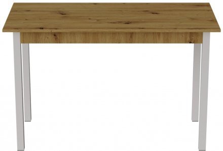Стіл кухонний Ferrum-decor Маріо 75x120x80 Білий ДСП Дуб Артизан 16мм (FRD-105735) Стіл кухонний Ferrum-decor Маріо 75x120x80 Білий ДСП Дуб Артизан 16мм (FRD-105735)