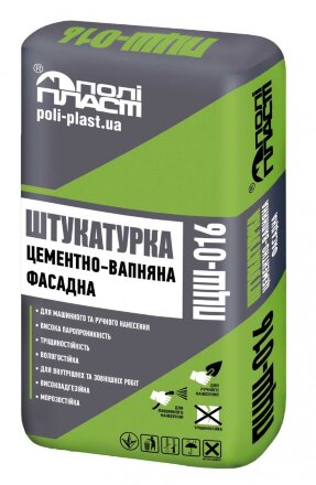 Штукатурка цементно-вапняна фасадна ПЦШ-016 Штукатурка цементно-вапняна фасадна ПЦШ-016