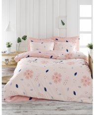Постільна білизна Home Perfect Ranforce Flowers рожевий сімейний 145х210 см Постільна білизна Home Perfect Ranforce Flowers рожевий сімейний 145х210 см