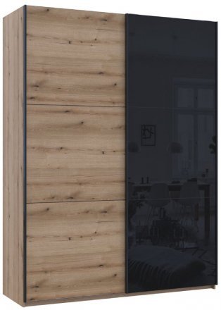 Шафа купе Doros G-Caiser Дуб Евок 1 ДСП / 1 Скло / 3 частини 180х60х240 (DRS-011577)