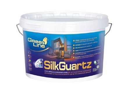 Грунт-фарба на силіконовій основі Silk Guarz 10 л Грунт-фарба на силіконовій основі Silk Guarz 10 л