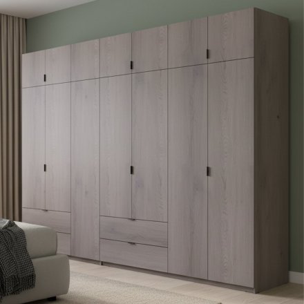 Комплект шаф для одягу Doros Лукас (2 шт.) 315х50х240 см Канноло (DRS-011856)