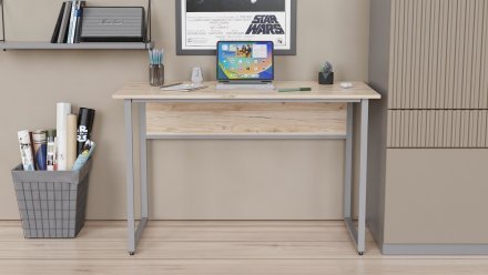 Комп'ютерний стіл Ferrum-decor Коді 75x120x70 сірий ДСП Дуб Сан-Марино 16мм (FRD-101694) Комп'ютерний стіл Ferrum-decor Коді 75x120x70 сірий ДСП Дуб Сан-Марино 16мм (FRD-101694)