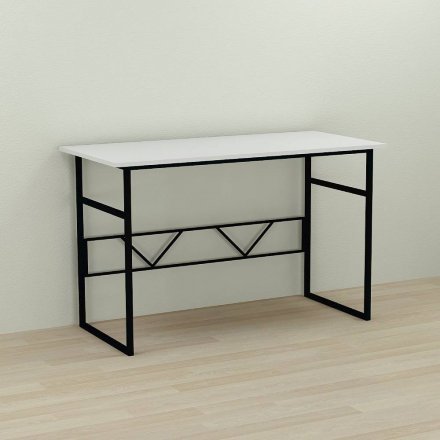 Письмовий стіл Ferrum-decor Раян 75x140x70 чорний ДСП Біле 16мм (FRD-103721) Письмовий стіл Ferrum-decor Раян 75x140x70 чорний ДСП Біле 16мм (FRD-103721)