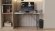 Стіл письмовий LINE Тайм Ferrum-decor 750x1200x500 Чорний метал ДСП Бетон 16 мм (FRD-104884)