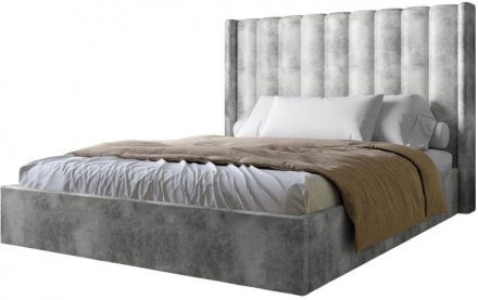 Двоспальне ліжко з підйомним механізмом LION Ніно 160x200 см SILK 101 Бежевий (LION-045051) Двоспальне ліжко з підйомним механізмом LION Ніно 160x200 см SILK 101 Бежевий (LION-045051)