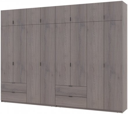 Комплект шаф для одягу Doros Лукас (2 шт.) 320х50х240 см Канноло (DRS-011857) Комплект шаф для одягу Doros Лукас (2 шт.) 320х50х240 см Канноло (DRS-011857)
