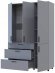 Шафа для одягу Doros Торн Сірий 3 ДСП/3Ш (штанга) 135х51.6х200 (DRS-012065)