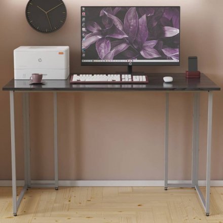 Комп'ютерний стіл Ferrum-decor Ханна 75x140x70 сірий ДСП Сосна Кембра 16мм (FRD-101445)