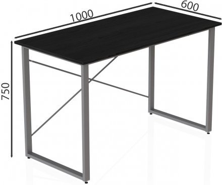 Комп'ютерний стіл Ferrum-decor Дейв 75x100x60 сірий ДСП Сосна Кембра 32мм (FRD-102367) Комп'ютерний стіл Ferrum-decor Дейв 75x100x60 сірий ДСП Сосна Кембра 32мм (FRD-102367)